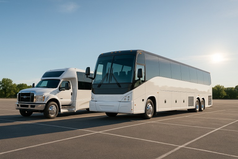 Charter Bus in Huntington Beach