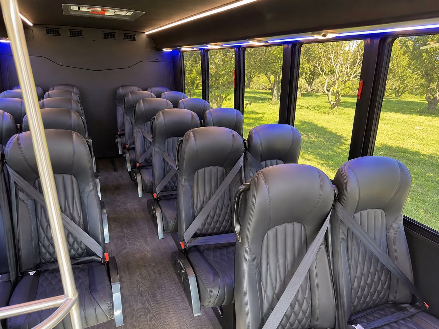 20 passenger minibus interior