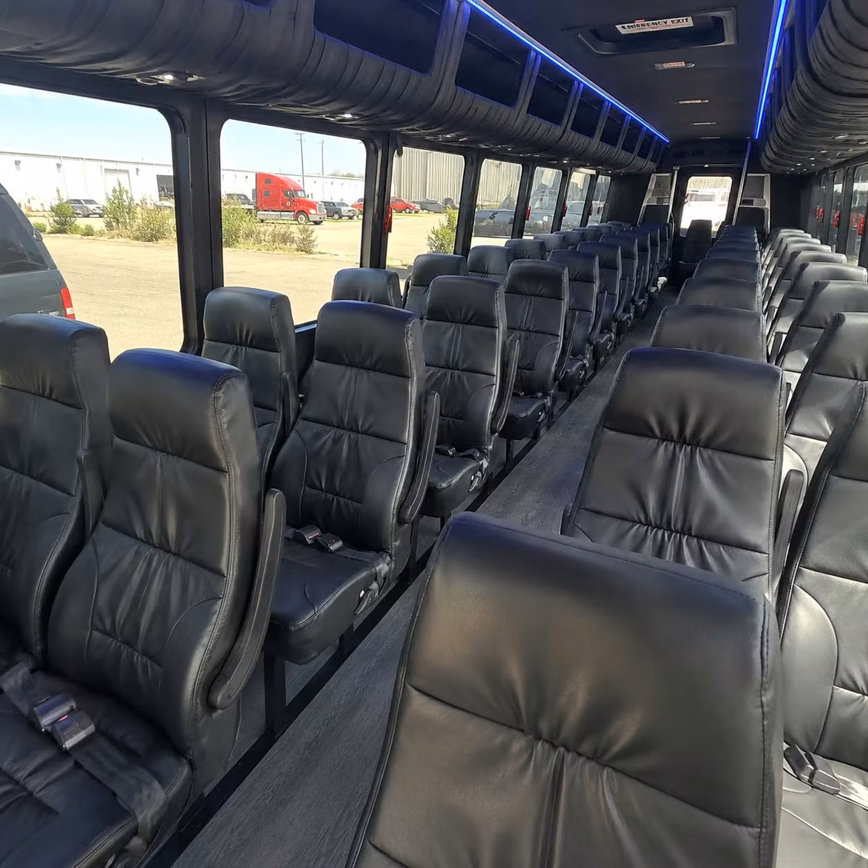 28 passenger minibus inside