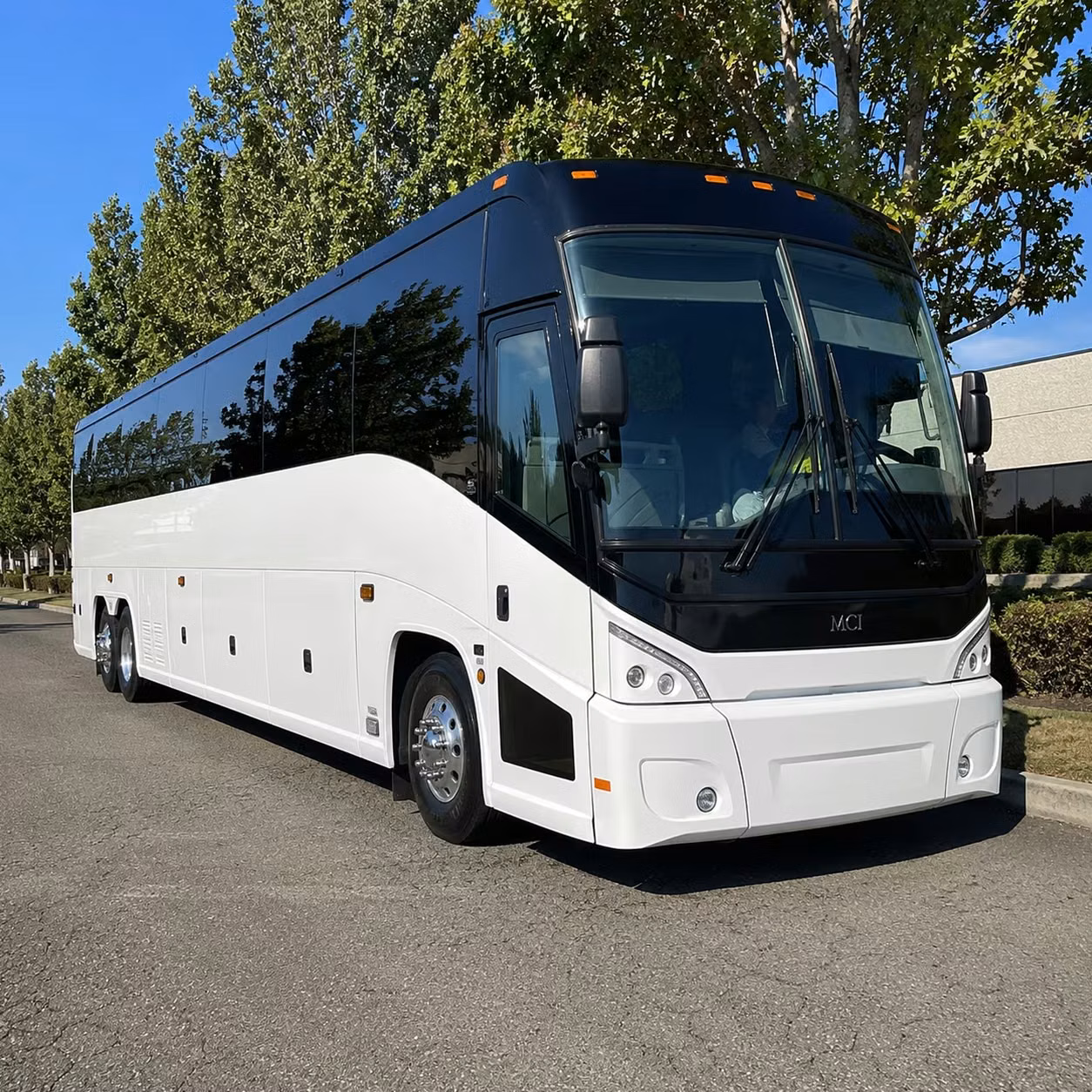 huntington beach charter bus rental exterior