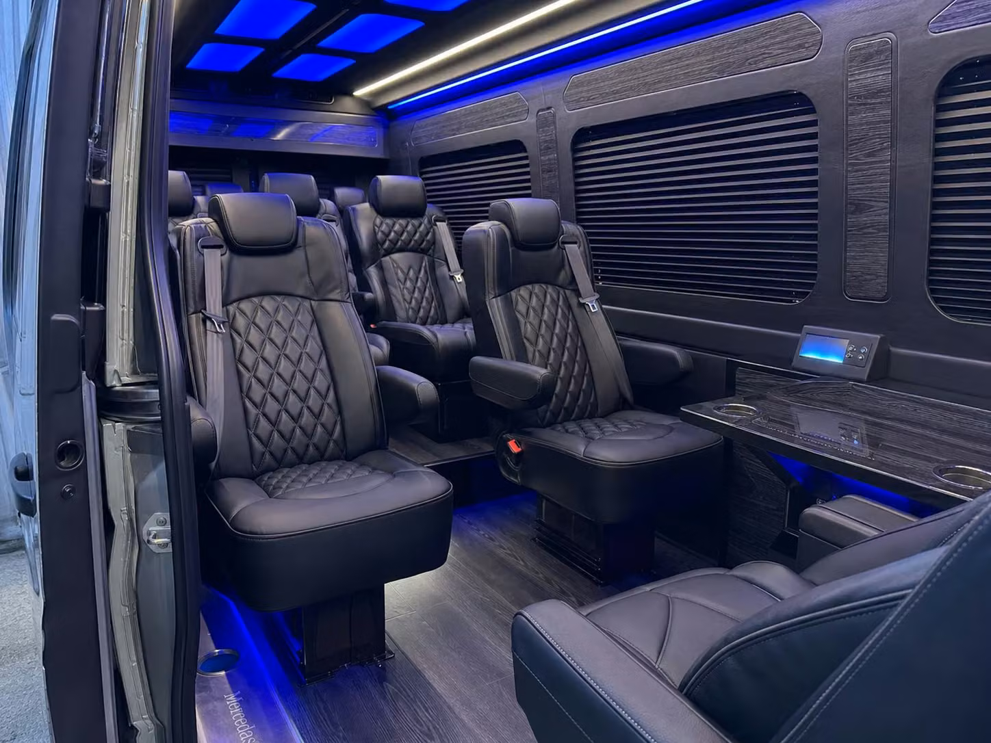sprinter van transportation for groups and events across huntington beach