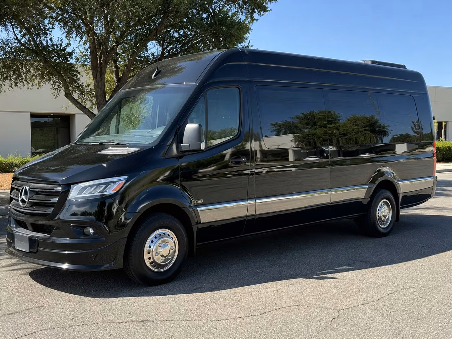 use a sprinter van for your bridal party transfers around huntington beach